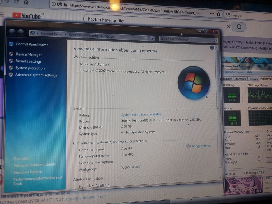 Laptop Acer Extensa 5620z
