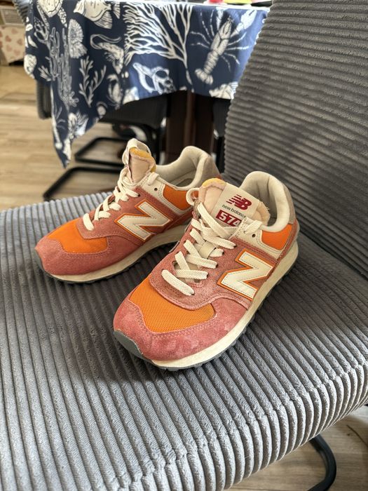 Sneakersy New Balance U574RCB Pomarańczowe