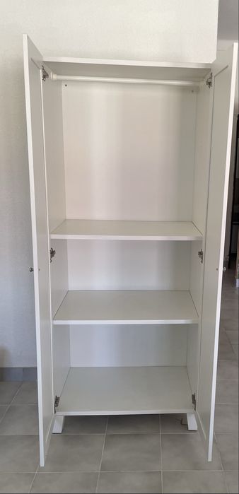 Roupeiro Platsa IKEA Branco 2 Portas – Como Novo