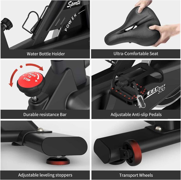 Bicicleta estática magnética