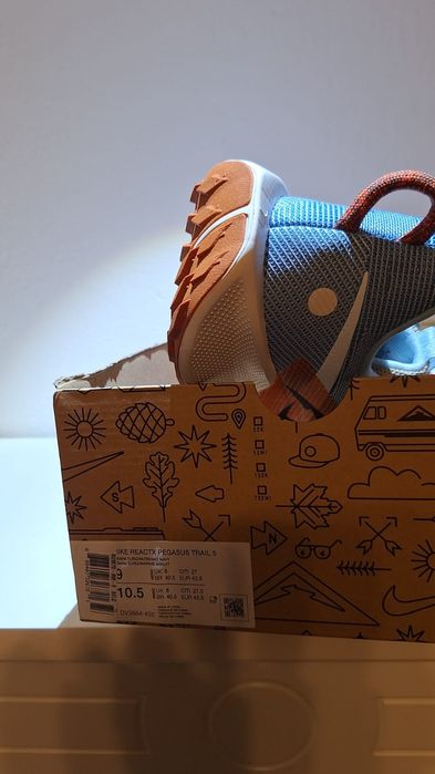 Кросівки Nike Reactx Pegasus Trail 5, US9 EU42.5 27CM,  DV3864  402