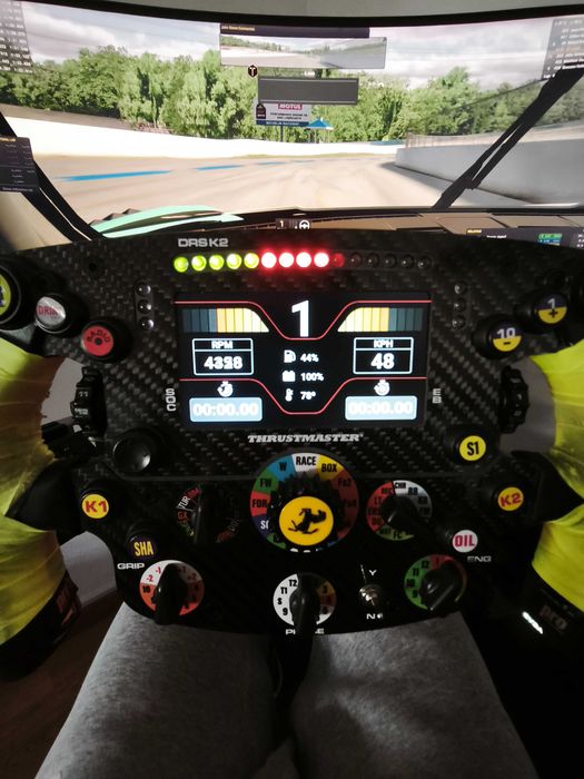 T818 Direct Drive Thrustmaster + SF1000 Ferrari Wheel