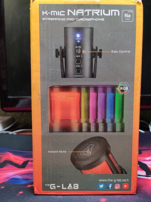 ігровий мікрофон The G-lab K-mic-natrium Streaming mic.