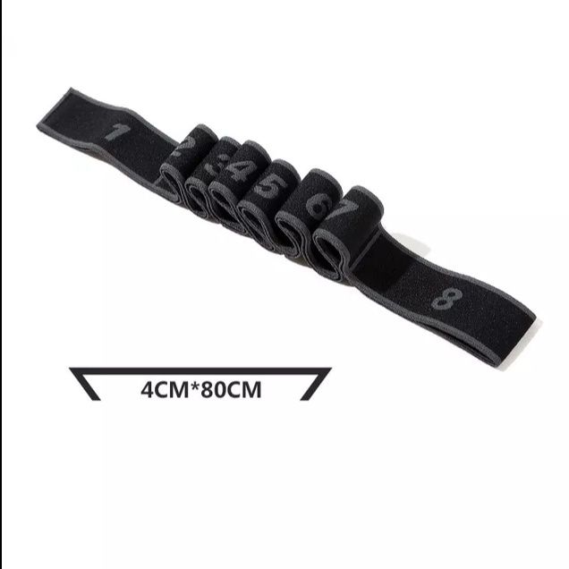 Резинка-эспандер для растяжки с 8 петлями,длина 85см.