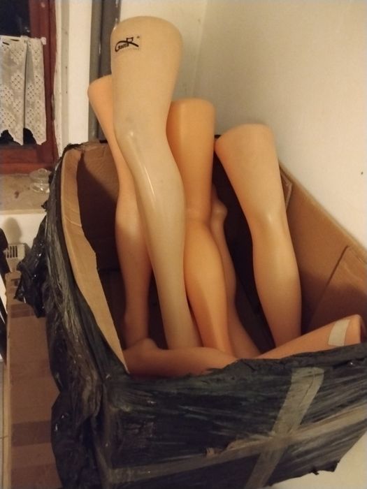 Noga plastikowa ekspozycja manekin