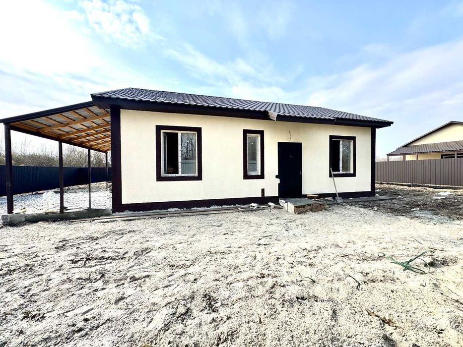 Новий БУДИНОК 65кв.м на 5 сотках з БАЗОВИМ ремонтом-від ЗАБУДОВНИКА