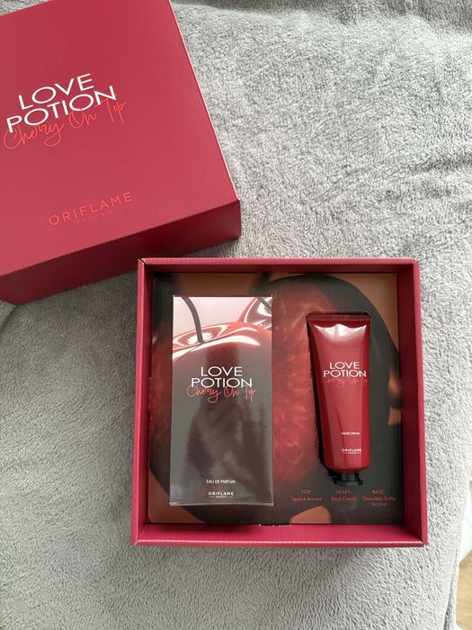 Zestaw Oriflame Love Potion Cherry on top perfum+krem do rąk
