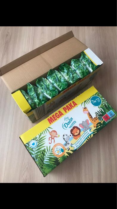 Chusteczki Dada nawilżane,14op,szybka wysyłka!