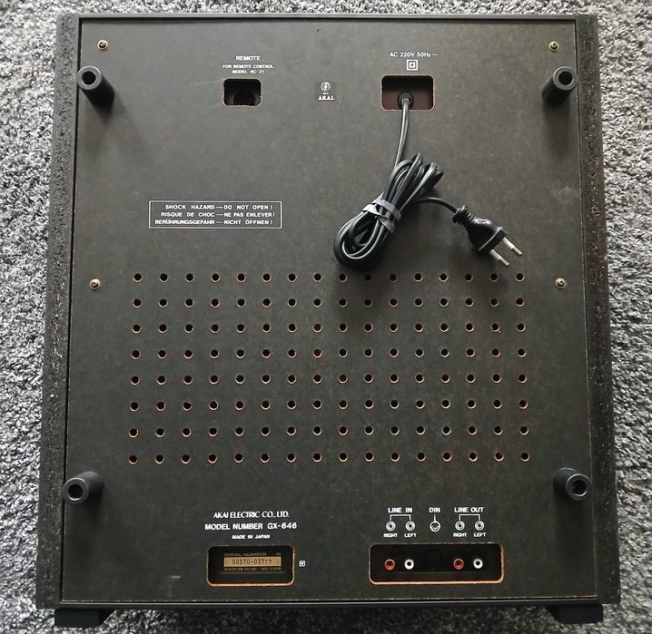 AKAI GX 646 magnetofon szpulowy. Super stan, polecam, bo warto !!!