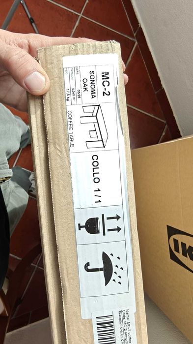 Mesa suporte (ainda na caixa)