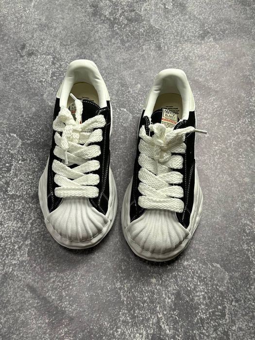 MMY Blakey Maison Mihara Yasuhiro кеди кеды черные белые кросcовки 38