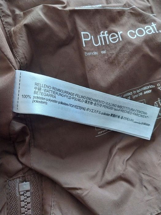 Куртка зимова пуффер оверсайз ZARA