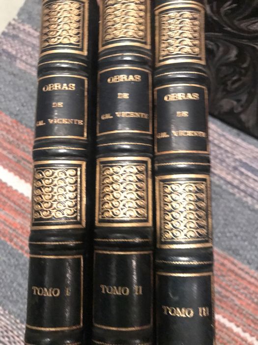 Obras - 3 volumes Gil vicente, vol  1.2 e 3-1907