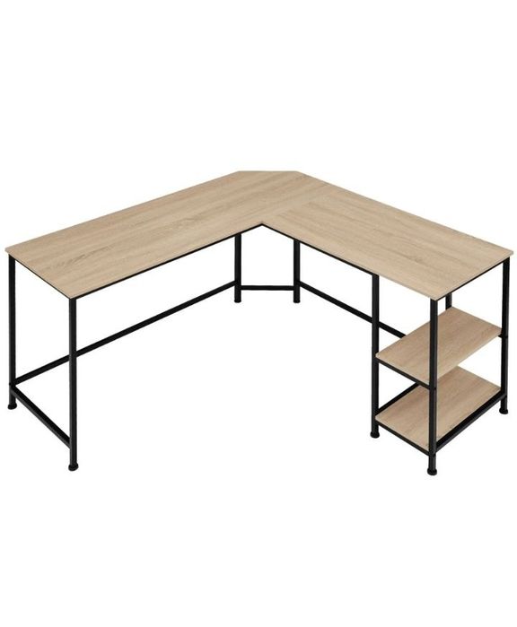 Vendo secretária Hamilton Madeira industrial clara, carvalho Sonoma