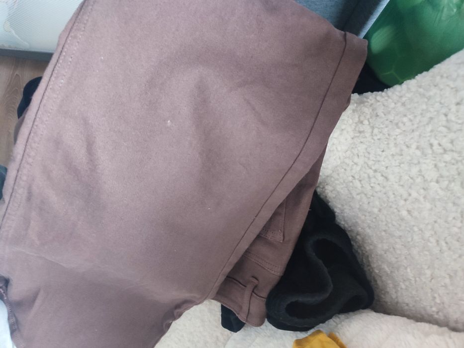 Spodnie brązowe H&m