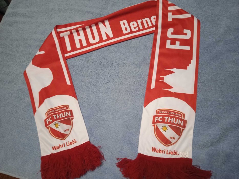 Шарф фанатов ФК Тун FC Thun «Тун» (Fussballclub Thun 1898)