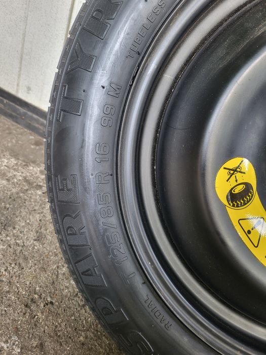 Koło dojazdowe 5x108 ford volvo 16stka zestaw