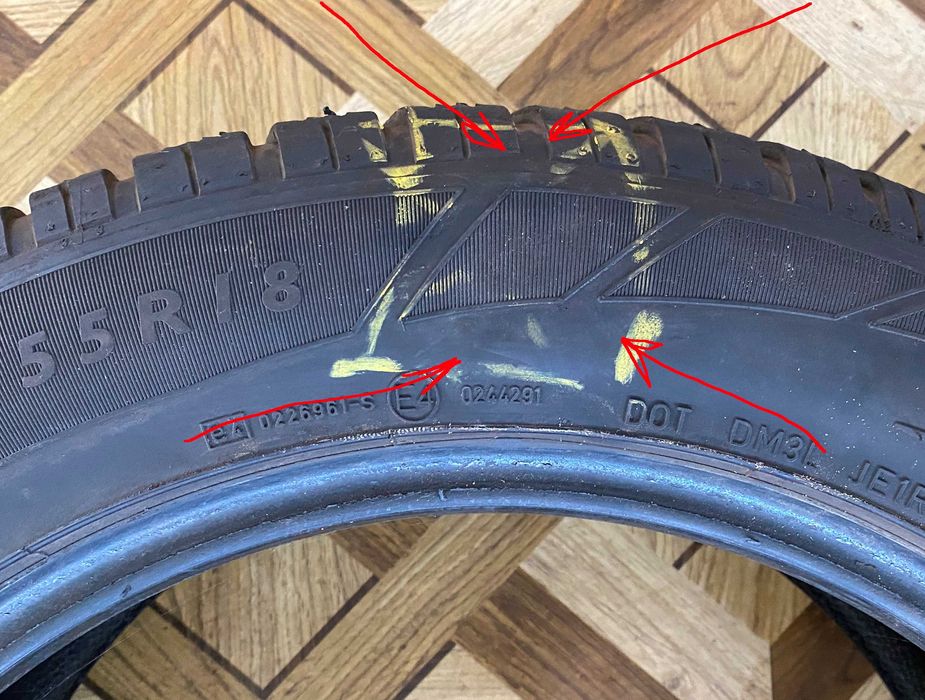 Зима. Dunlop SP Winter Sport   235\55\R18.  5мм. -1шт