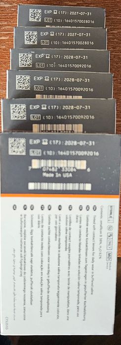 Soczewki szkła kontaktowe -3.75 i -4.00