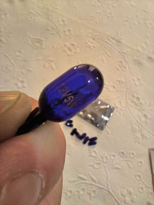 10 x Lampada W5W halogenio azul. 12Volts 5Watts