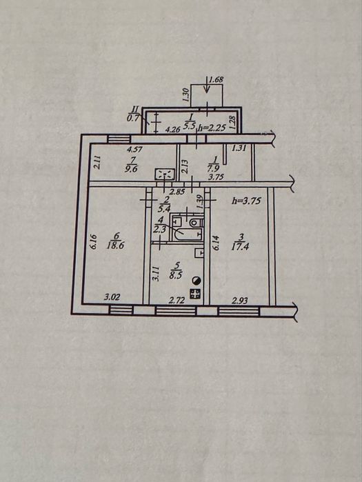 В продаже помещение (квартира) на красной линии пр-та Свободы! 109 м2
