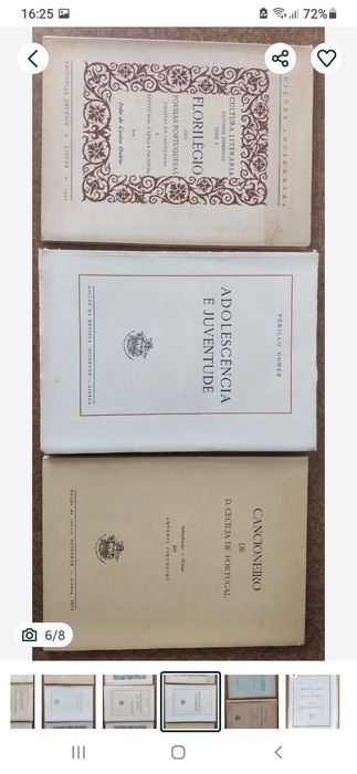 17 livros antigos publicados Estado Novo - 1as e 2as edições desde 3€