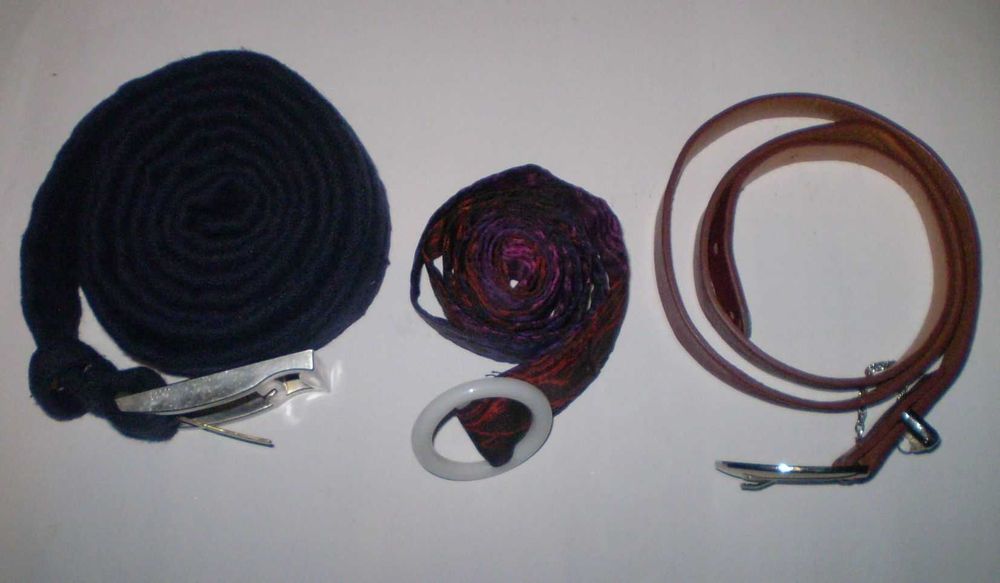 Пояса для одежды разные кожа,кашемир,атлас.Ремешки для часов.Недорого.