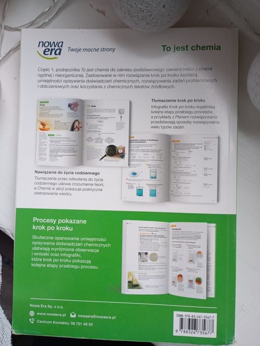 Podręcznik do chemii zakres podstawowy To jest chemia 1