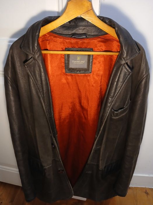 Casaco de couro Forrest Land