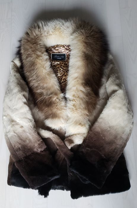 Шуба полушубок з натурального хутра