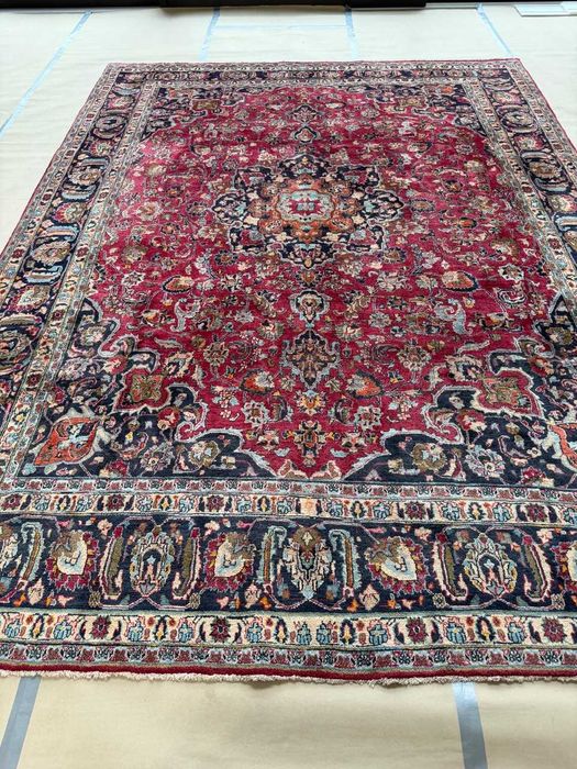 Nowy Dywan Wełniany Kaszmirowy Perski Iran Mesched 370x270 gal. 20 tyś