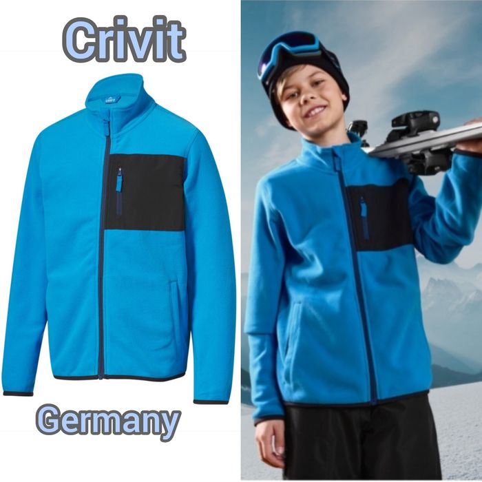 Флісові кофти Crivit Німеччина 134-140;146-152;158-164