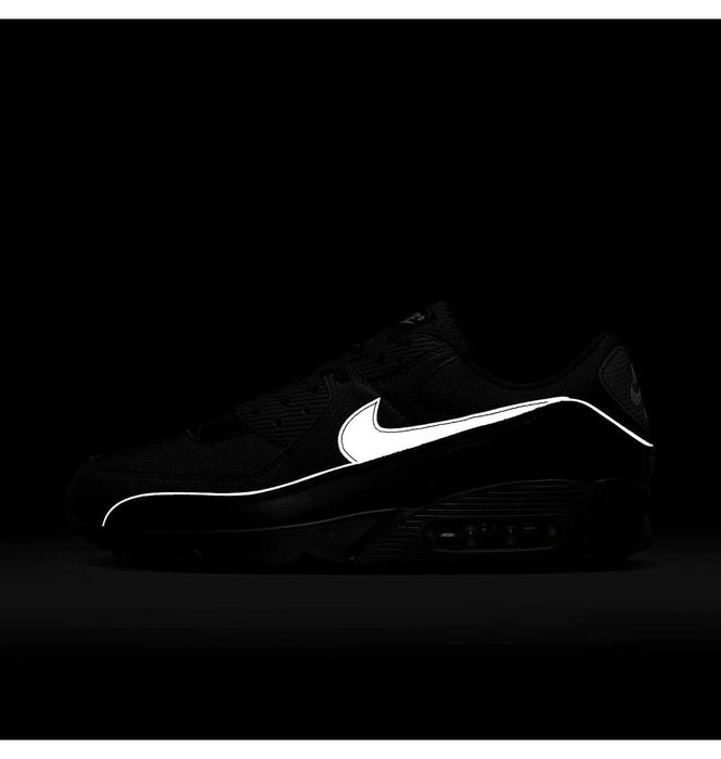 Мужские кроссовки Nike Air Max 90 Premium Reflective HV4517-002 Black черные оригинал