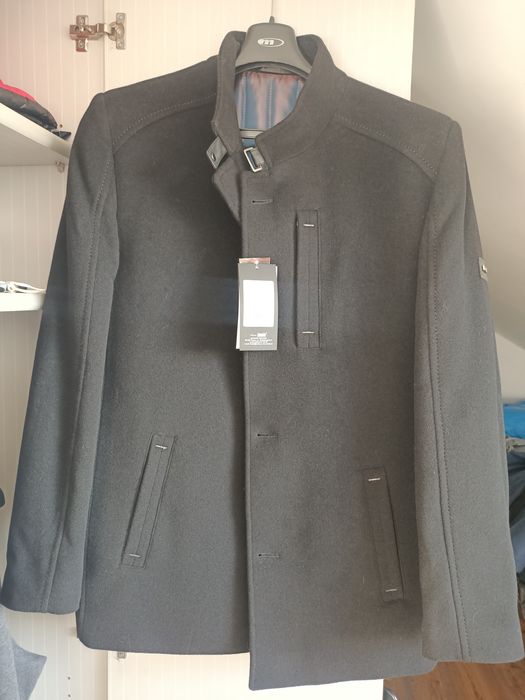 Płaszcz męski zimowy kurtka zimowa nowa flausz flauszowa