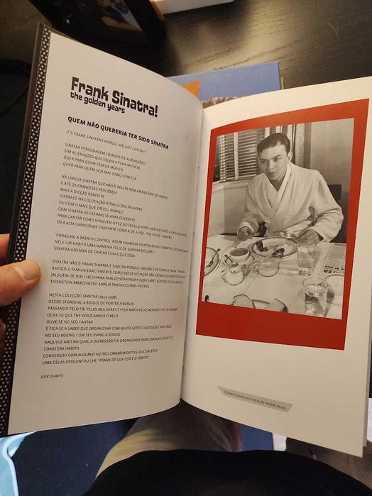 (Env. Incluído) Frank sinatra - colecção 11 livros - sem os cds