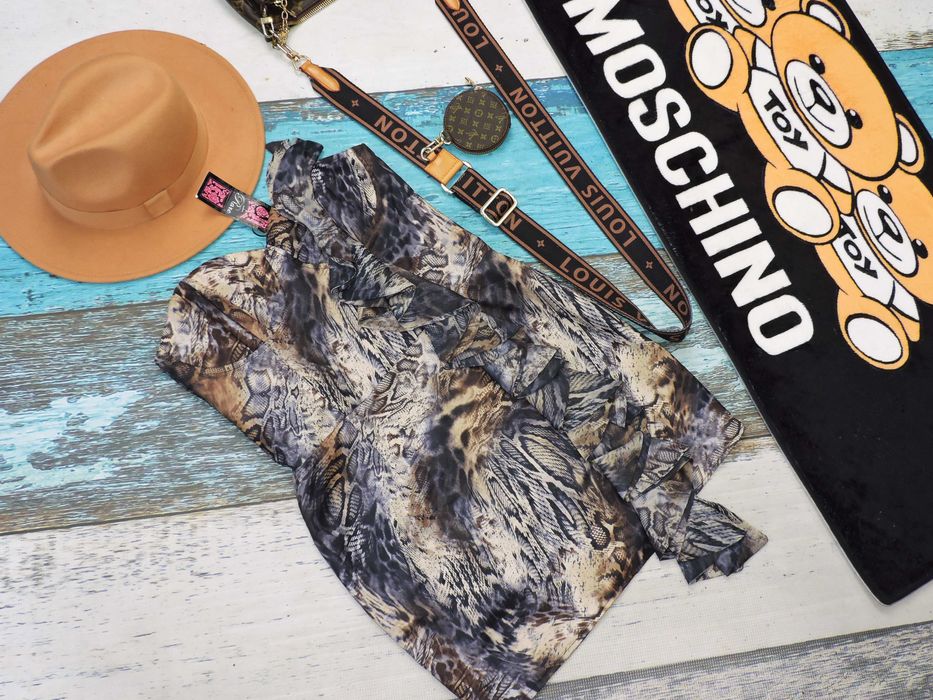 Rave Nowa sexi sukienka glamour falbanka S