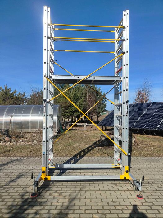 Rusztowanie aluminiowe jezdne na linkę CAGSAN Telesafe SOO7XL 7,25 m