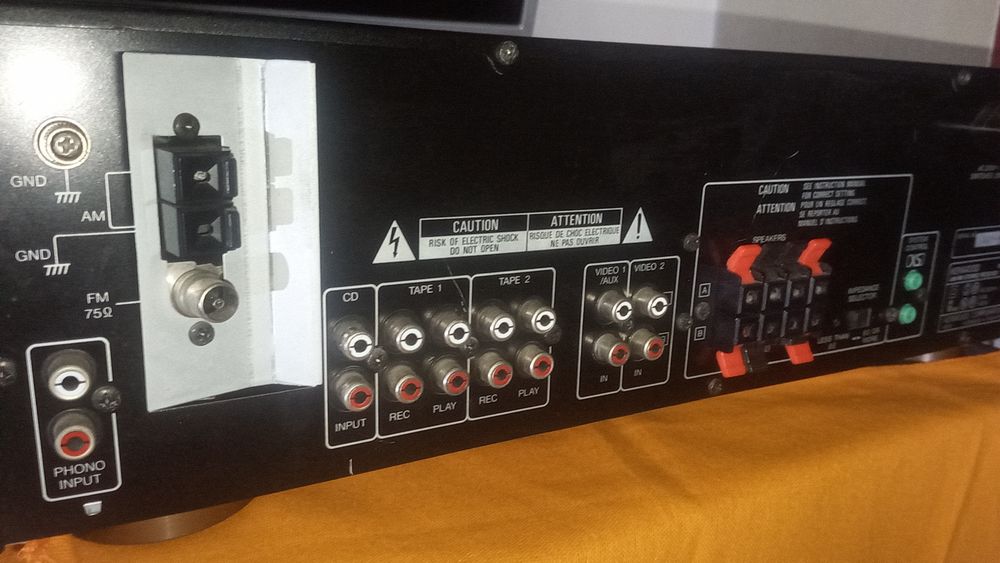 Amplificador Kenwood com radio