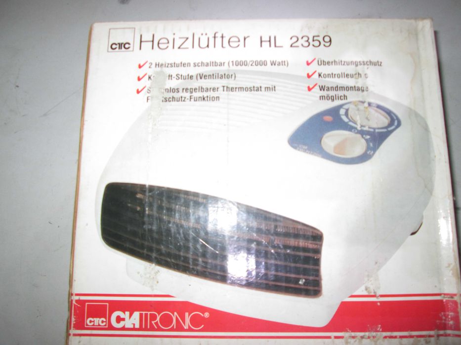 Тепловентилятор, дуйка, обогреватель 2000 ватт