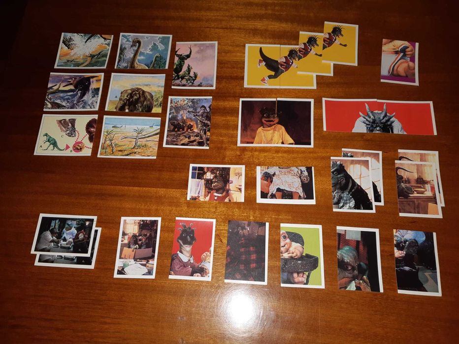 Coleção cromos Dinosaurs da Panini