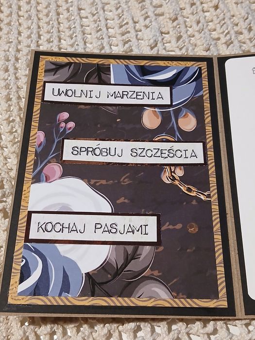 Dla mężczyzny, kartka okolicznościowa, hand made
