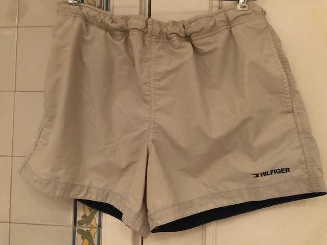 Calção homem, bege,  Tomy Hilfiguer