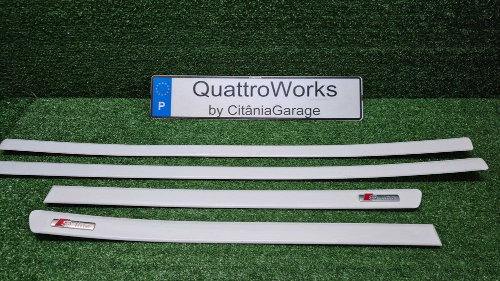 Frisos Exteriores Portas Audi A4 B6 B7 8E 2000 a 2008 Originais Excelente Estado