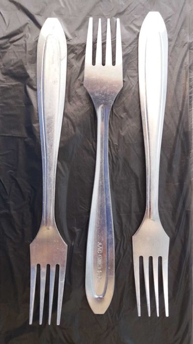 вилка алюминиевая классика столовая туризм поход  рыбалка охота СССР