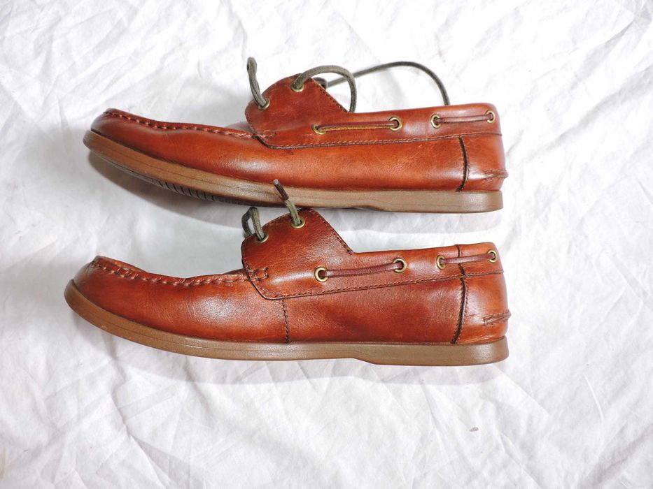 кожаные мокасины Clarks 42р.