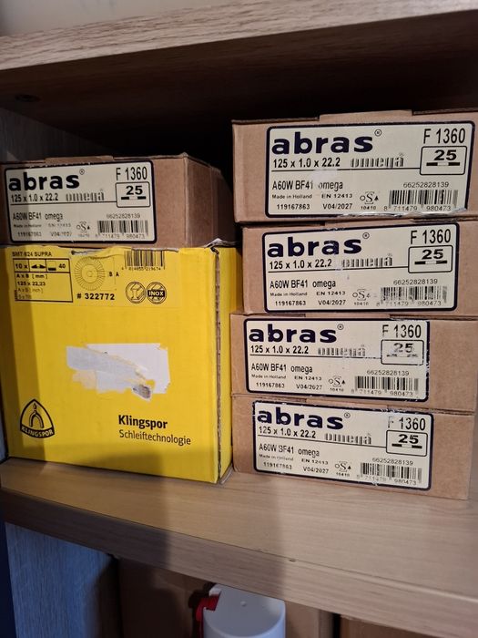 Tarcza do ciecia metalu abras