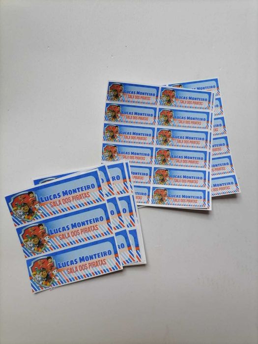 VENDO Etiquetas escolares