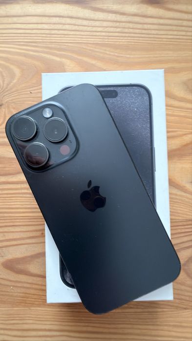 iPhone 15 Pro 128GB Black Titanium • 87% • Stan BDB • Bez blokad