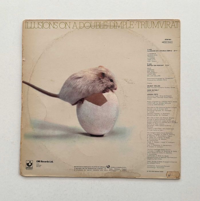 LP Triumvirat – Ilusions On A Double Dimple. VG/VG+
