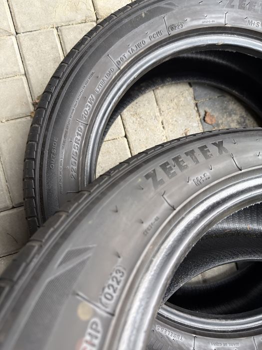 Opony letnie ZEETEX hp3000 vfm 225/55 R19 dwie sztuki para
